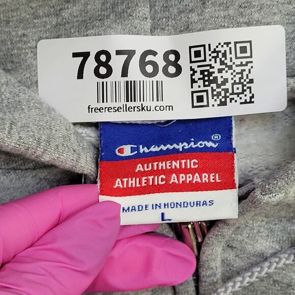 Vintage St-Norbert College Zip Hoodie Large 24x25 Champion - Picture 7 of 16